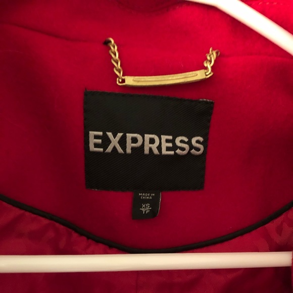 Red Express Military inspired peaccoat - Picture 4 of 4